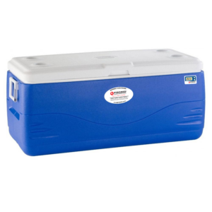 Caixa Térmica 141,9 Litros Azul Com Termômetro Máxima e Minima | PYROMED®