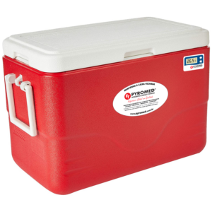 Caixa Térmica 26,5 Litros Vermelha Com Termômetro Máxima e Minima | PYROMED®