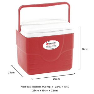 Caixa Térmica 8,5 Litros Vermelha | PYROMED®