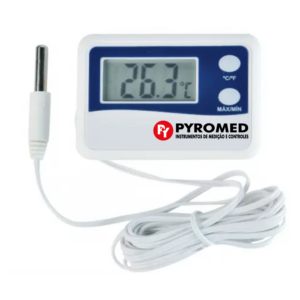 Termômetro Digital de Máxima e Mínima Com Sensor Externo de 2 Metros | PYROMED® PY7424.0